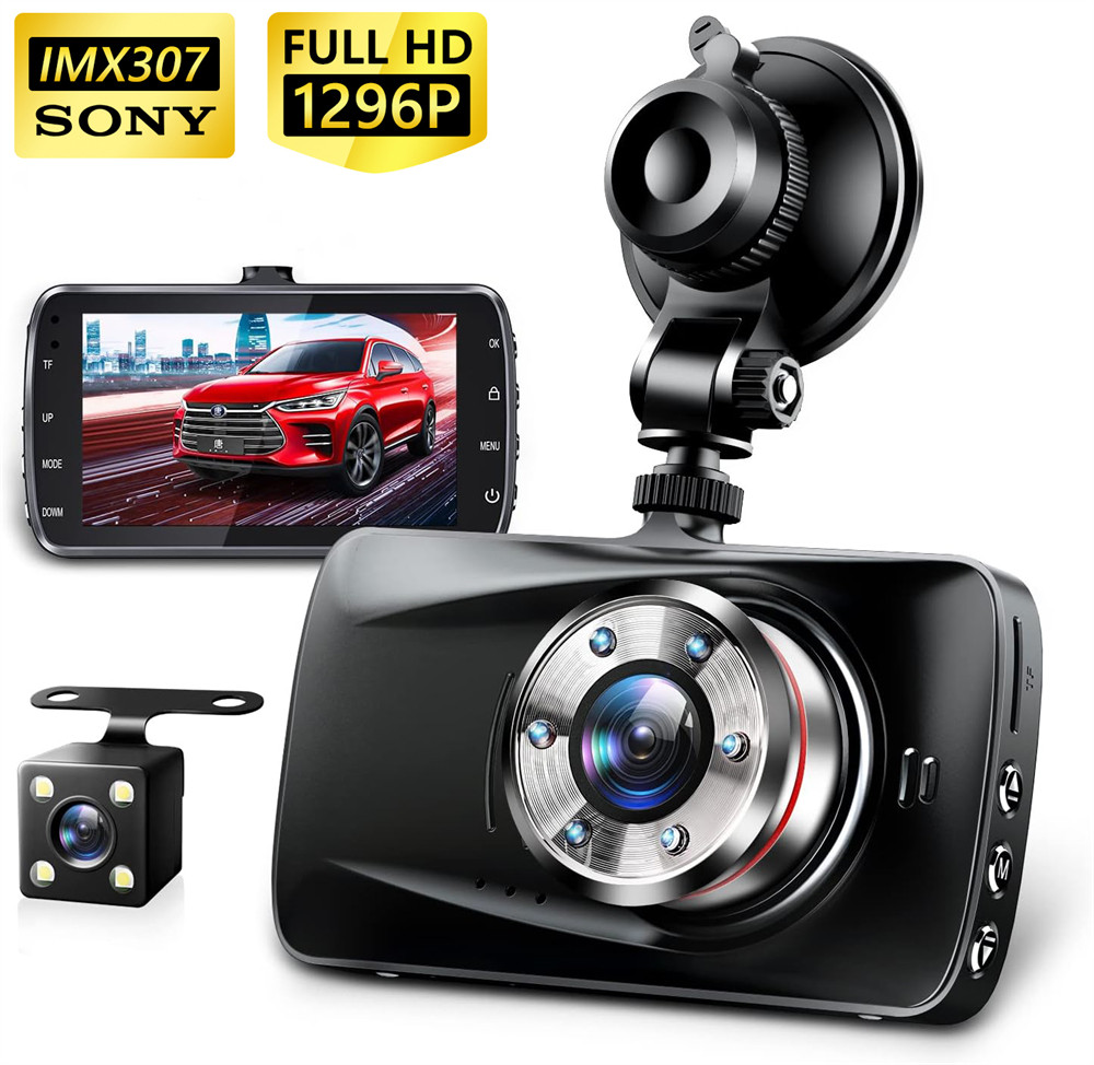 革新版& Sonyセンサー】 ドライブレコーダー 前後カメラ 赤外線補助