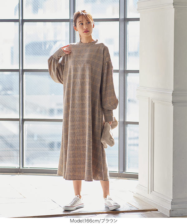 KOBE LETTUCE（神戸レタス） ワンピース レディース 秋冬 ボリューム