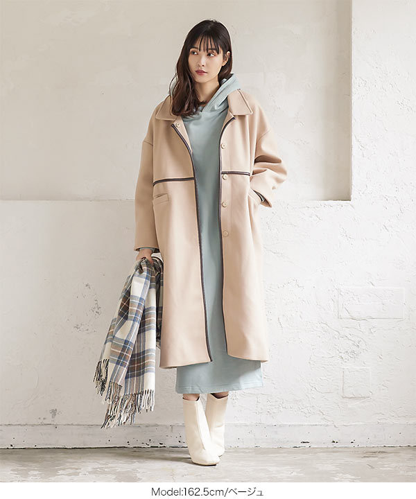 KOBE LETTUCE（神戸レタス） コート レディース アウター 冬 ツイード