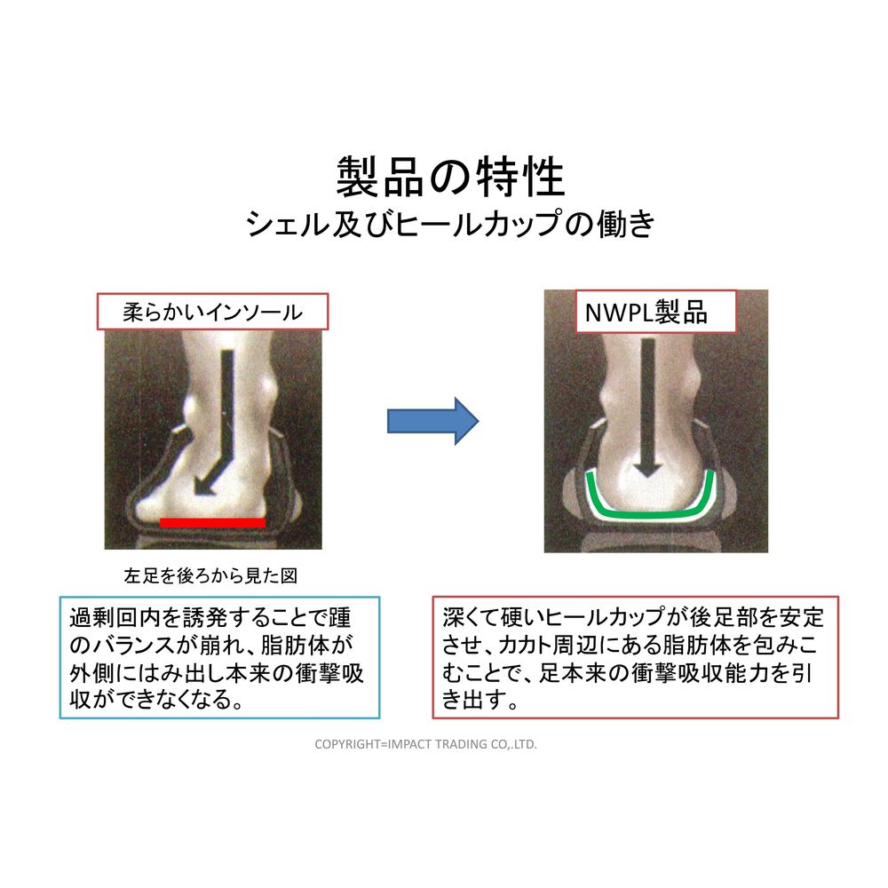 即日出荷』NWPL インソール Life OTC ITN001 ノースウエスト・ポディア
