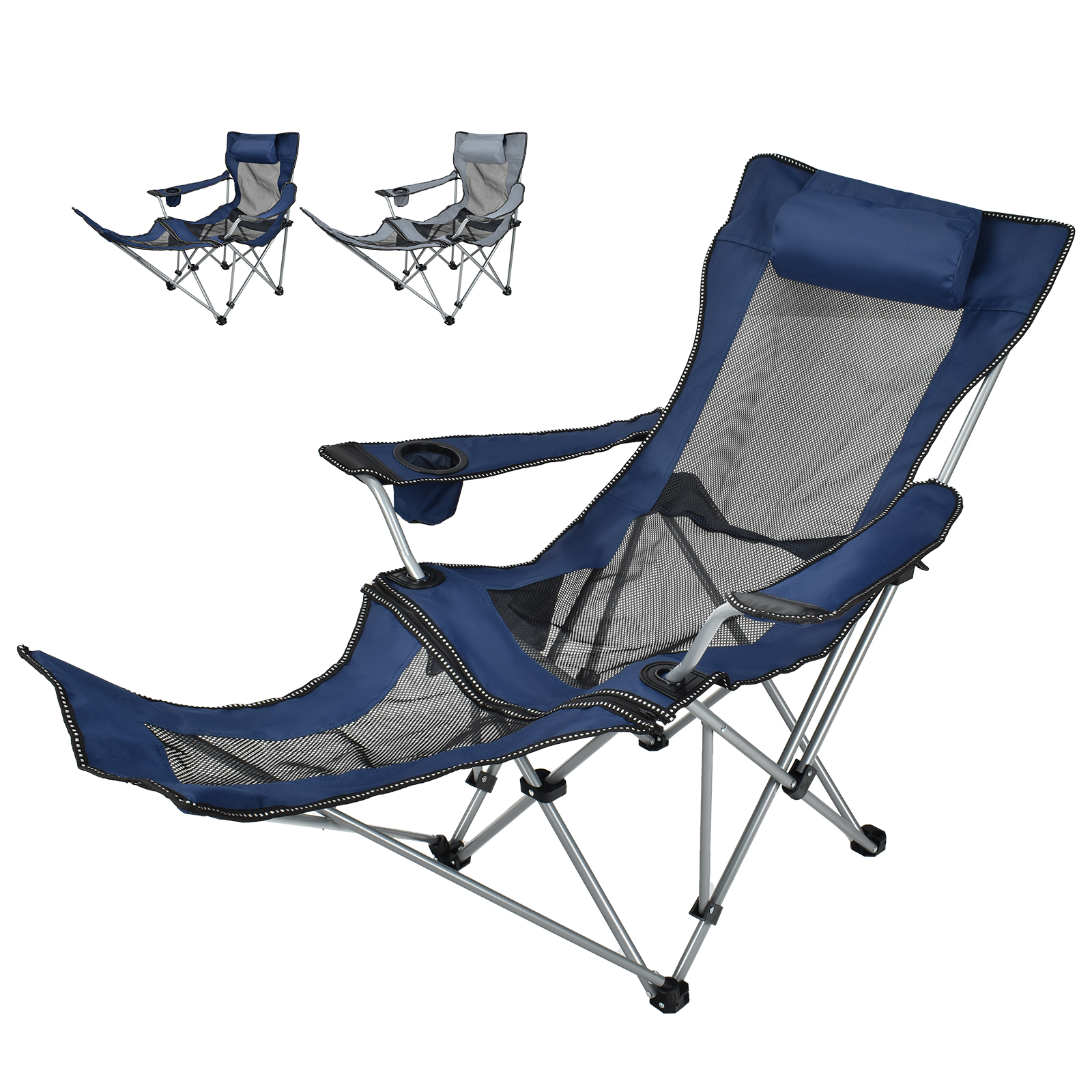 アウトドアチェア リクライニング 折りたたみ 軽量 コンパクト