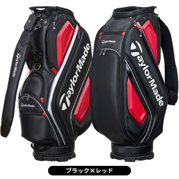 TaylorMade ✴︎スタンドキャディバッグ ブラック/グレー/レッド