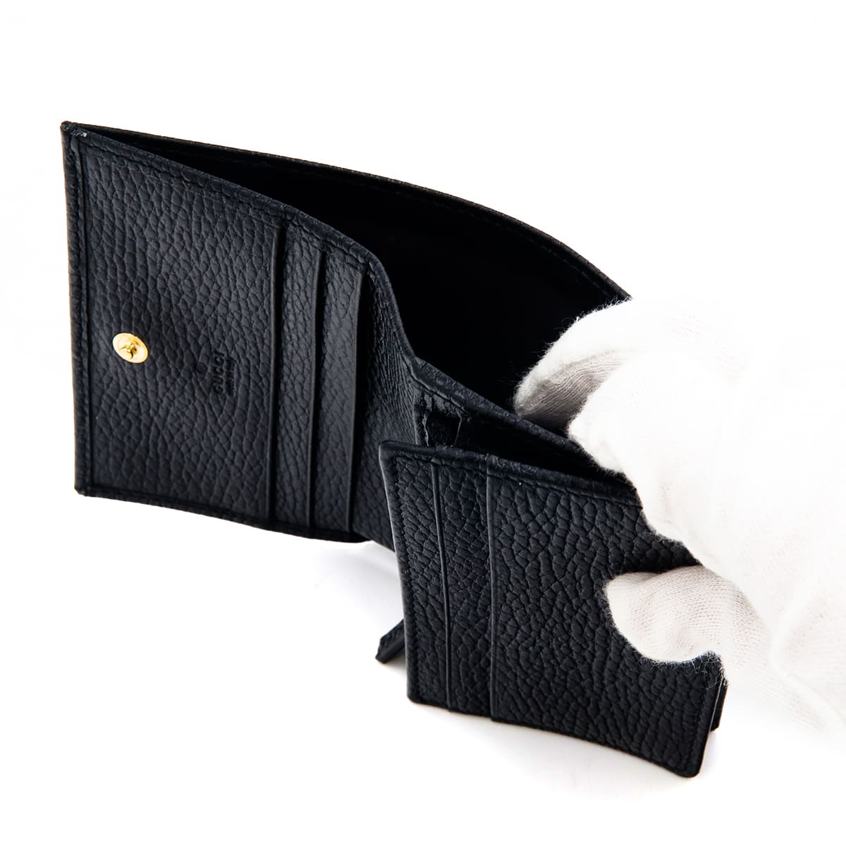 GUCCI（グッチ） レディース カードケース ロゴ ジップカードケース