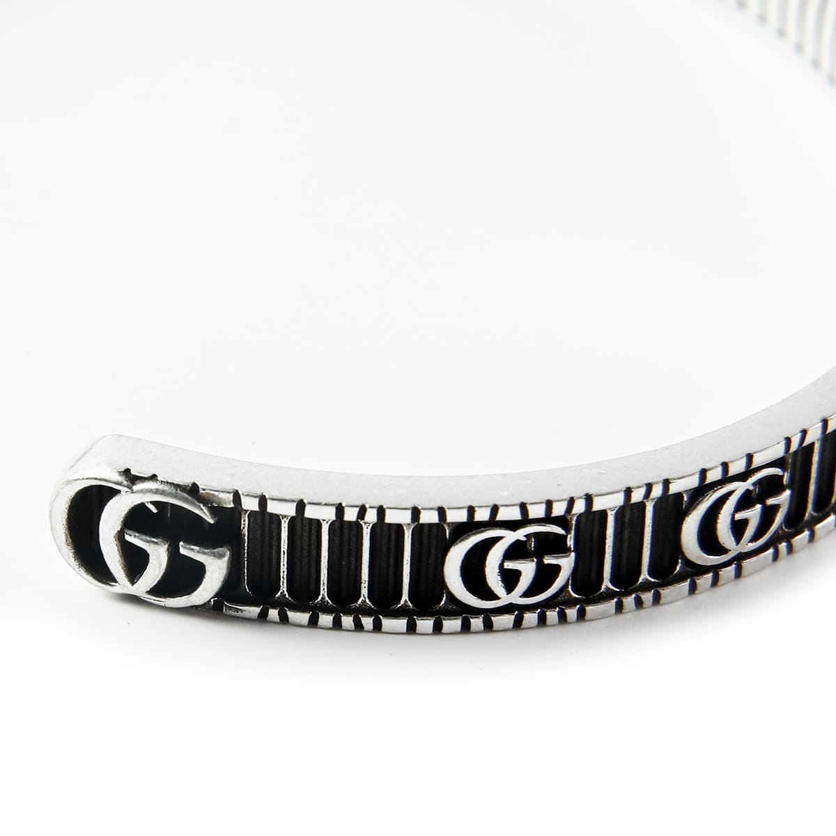 GUCCI（グッチ） ブレスレット メンズ 正規品 バングル ダブルG