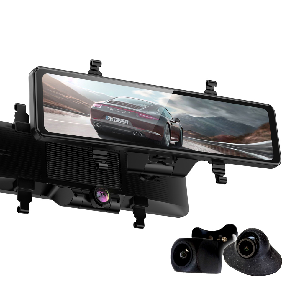 ドライブレコーダー ミラー型 360度 デジタルインナーミラー サイド