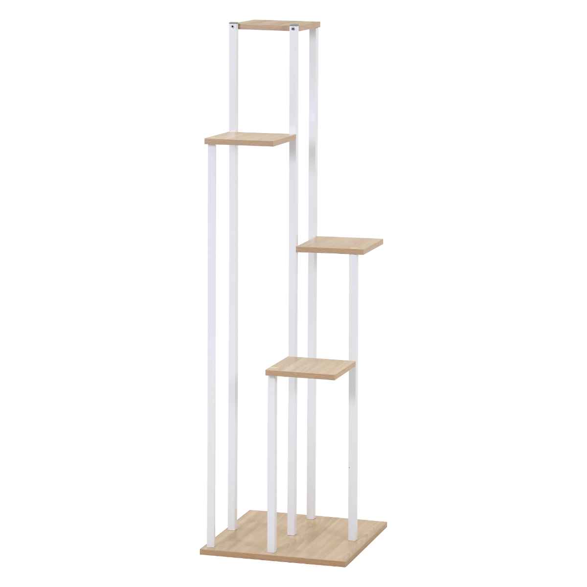 ディスプレイラック 幅40cm 5段 階段タイプ フラワースタンド