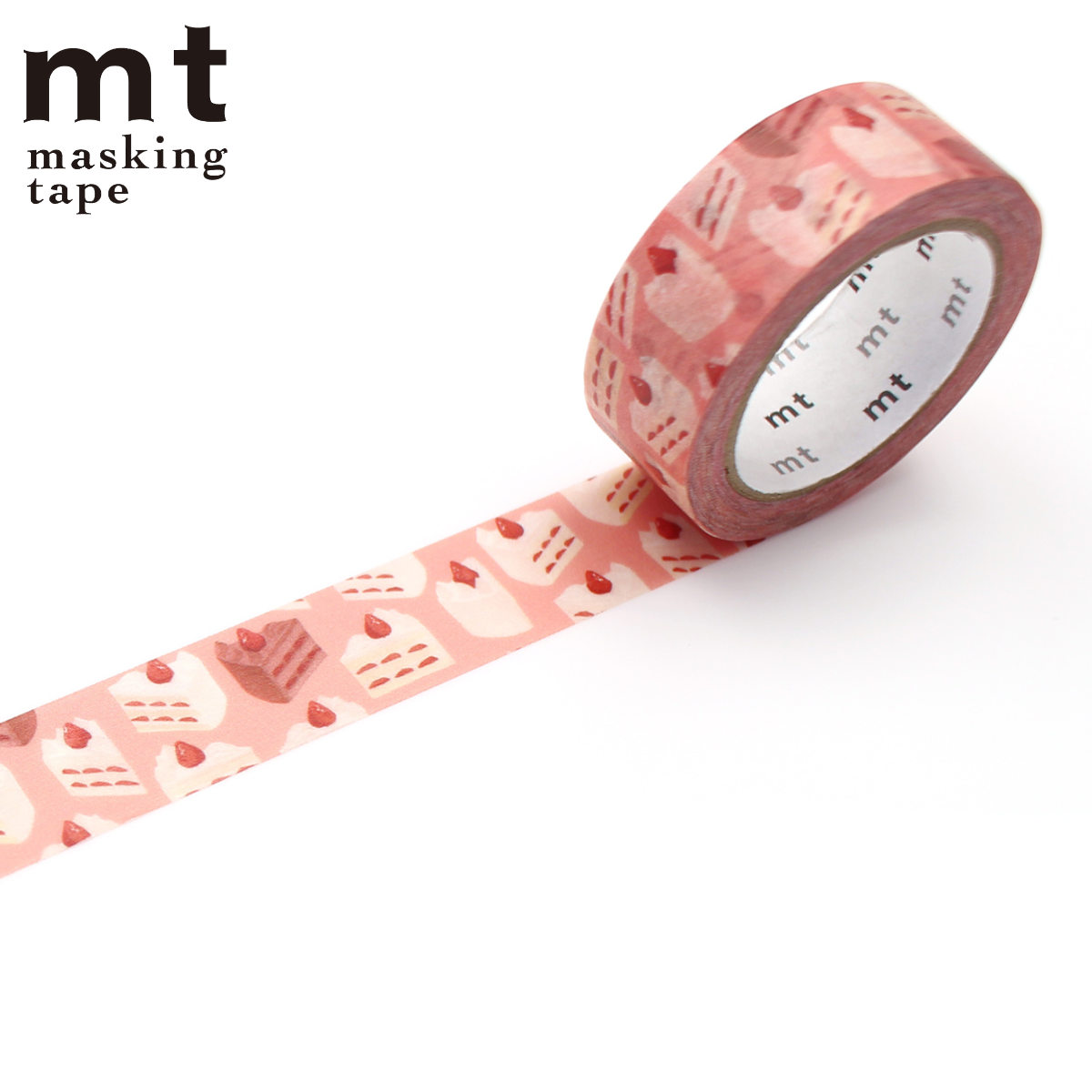 マスキングテープ mt まるいちきゅう ショートケーキ 15mm×7m