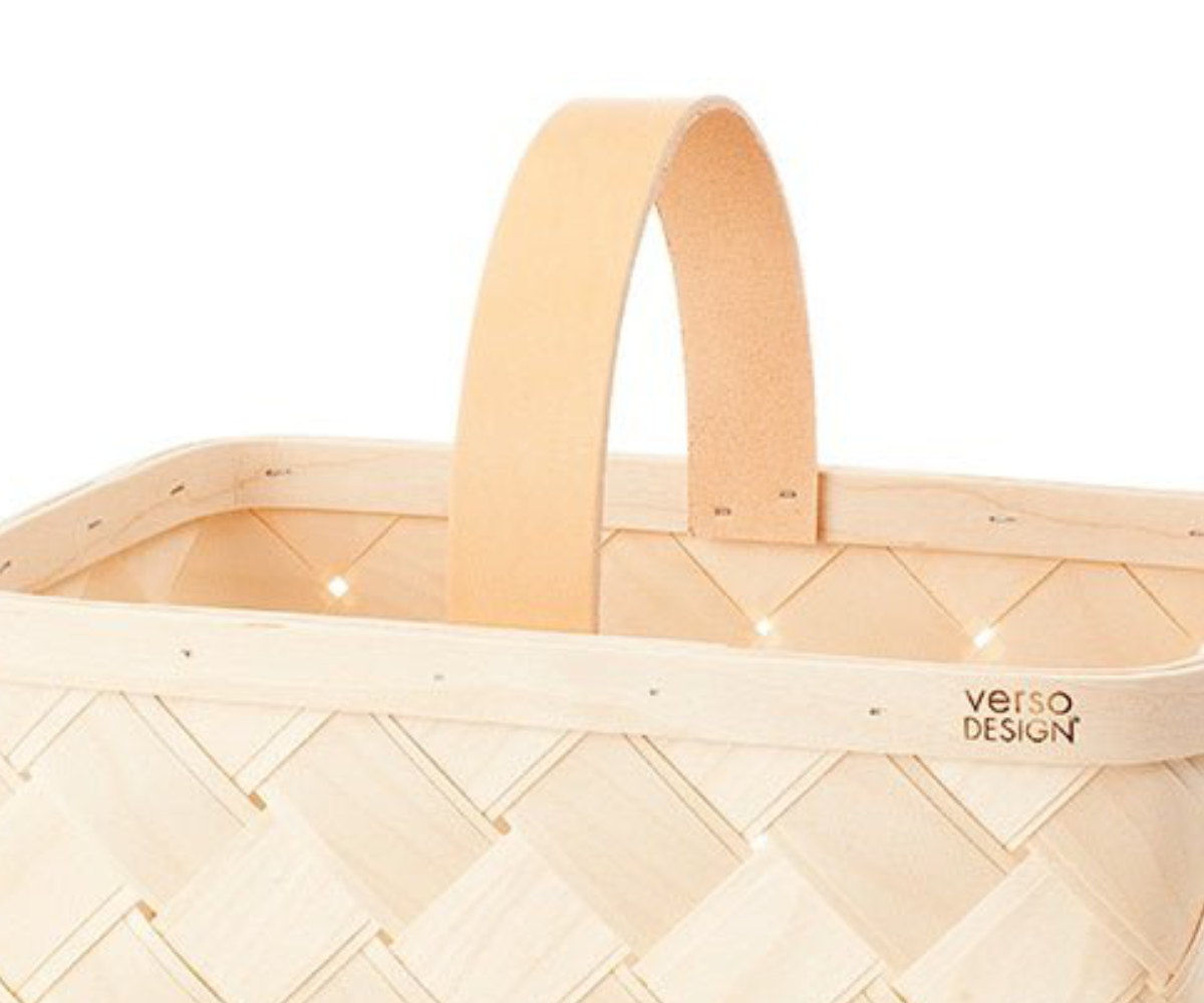 収納ボックス VERSO LASTU S マッシュルーム バスケット 木製 （ 収納