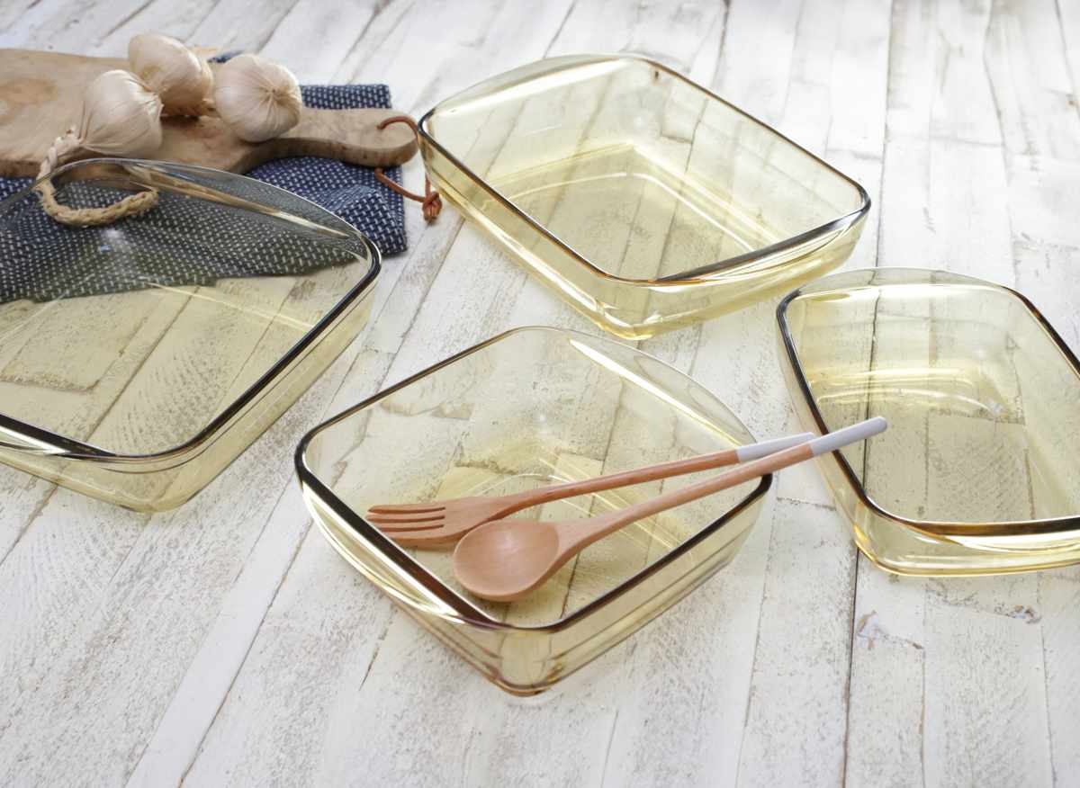 グラタン皿 23cm 800ml VISIONS 耐熱ガラス （ 食洗機対応 電子レンジ