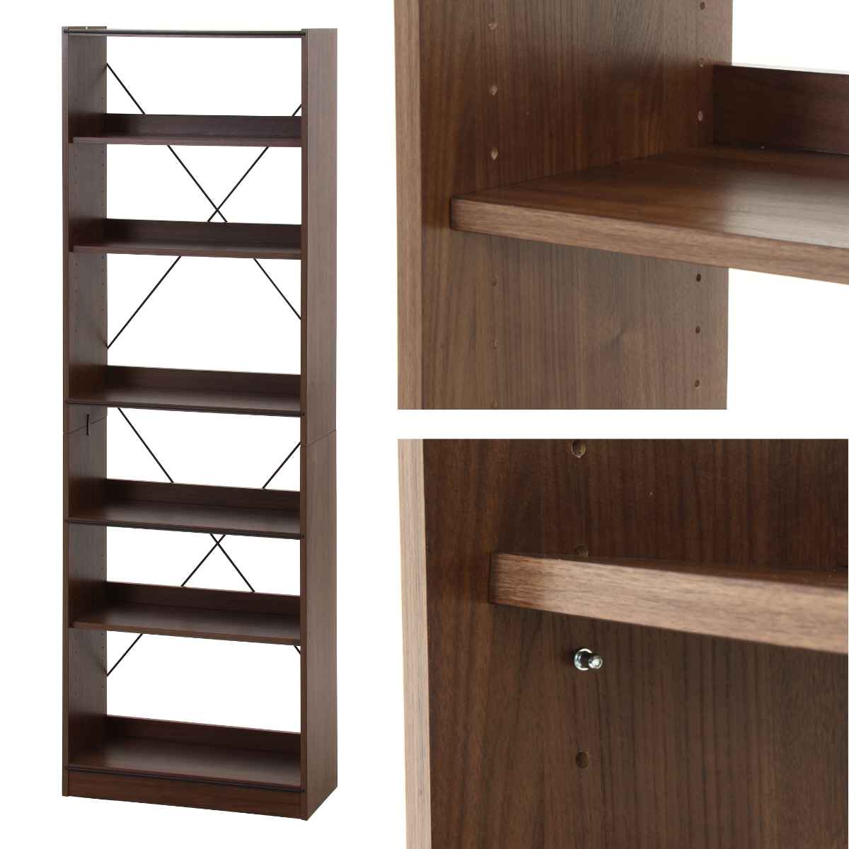 不二貿易（Fuji Boeki） EZBO オープンラック 幅60cm 6段 可動棚 工具