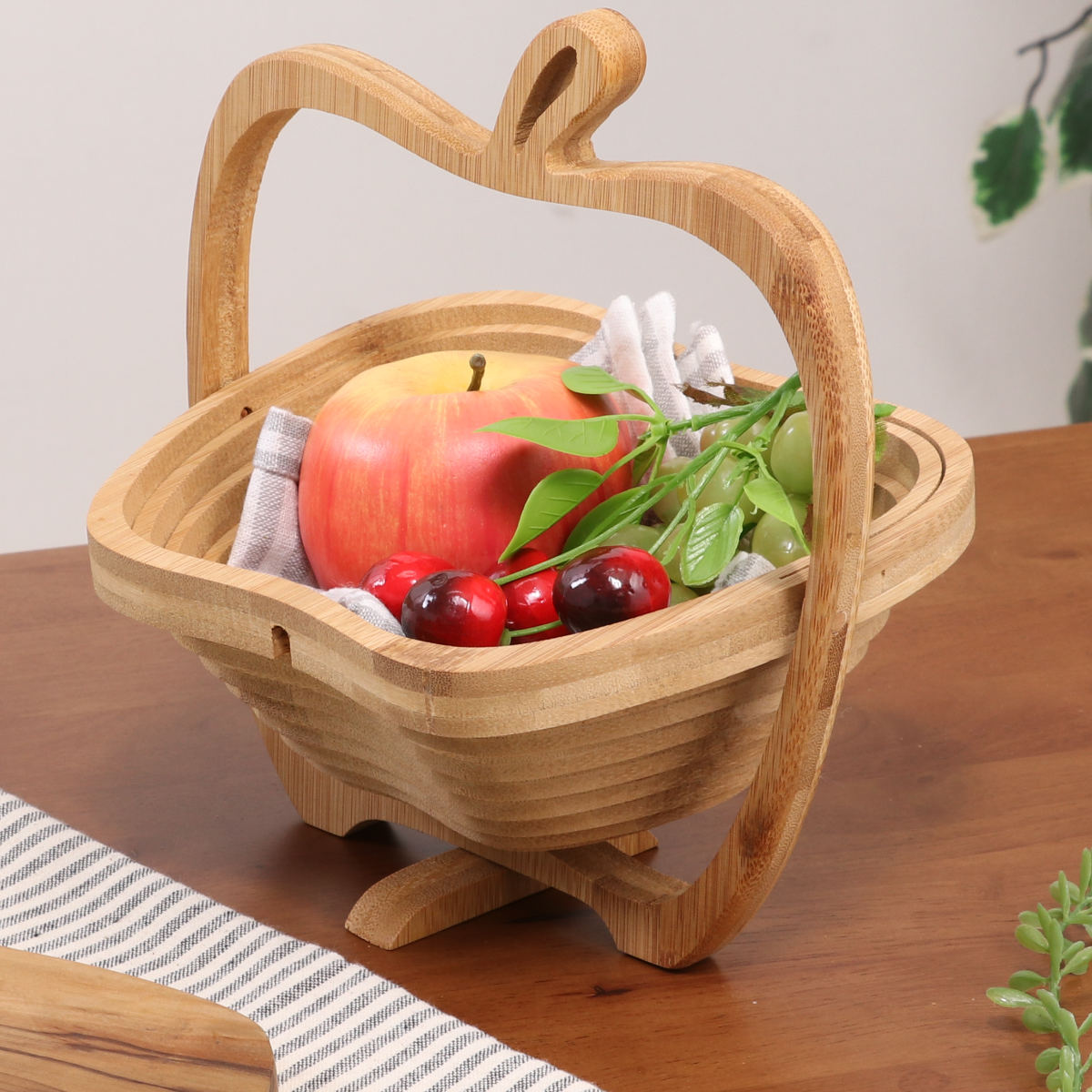 不二貿易（Fuji Boeki） キッチンバスケット りんごバスケット S