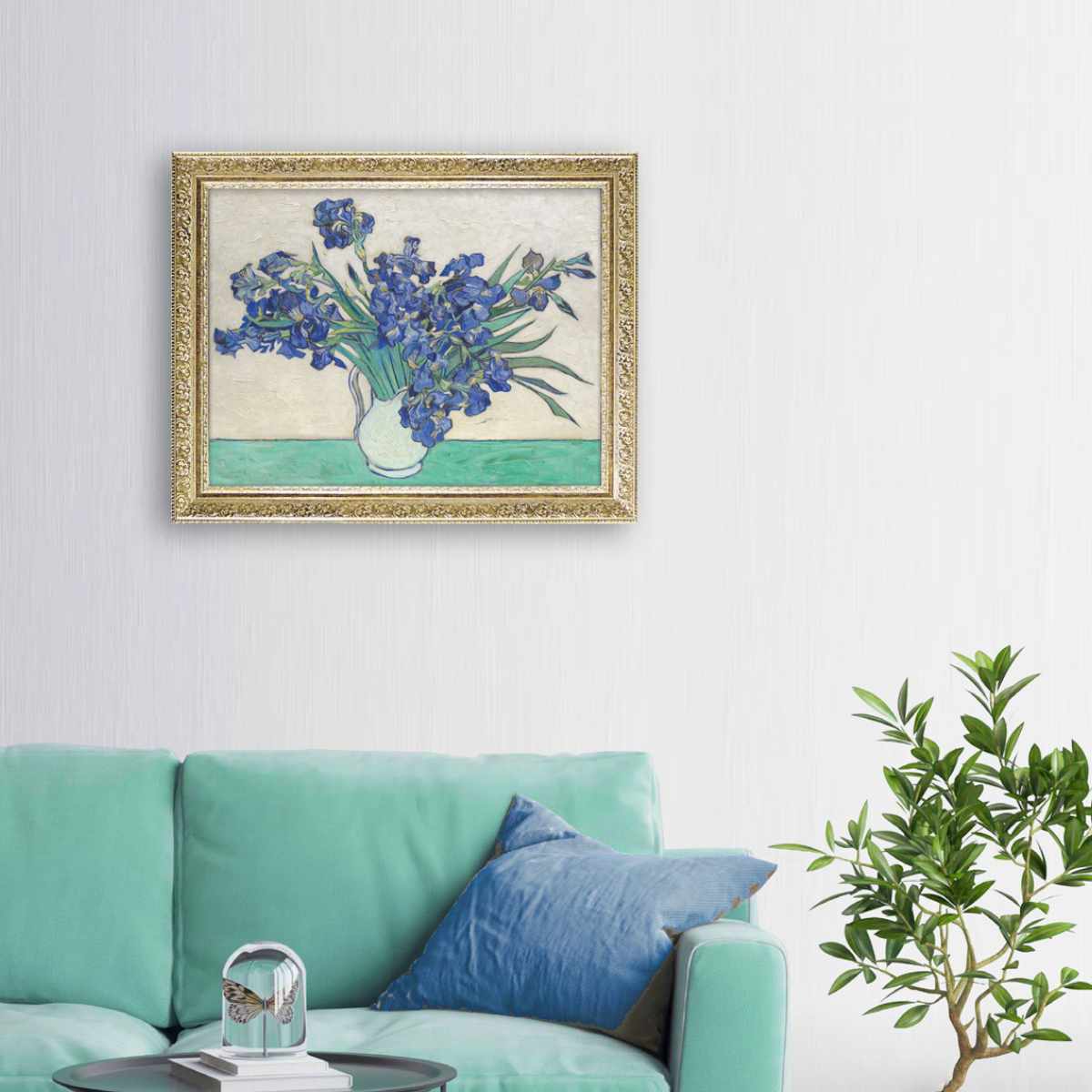 アートパネル ミュージアムアートシリーズ ゴッホ 『アイリスの花瓶