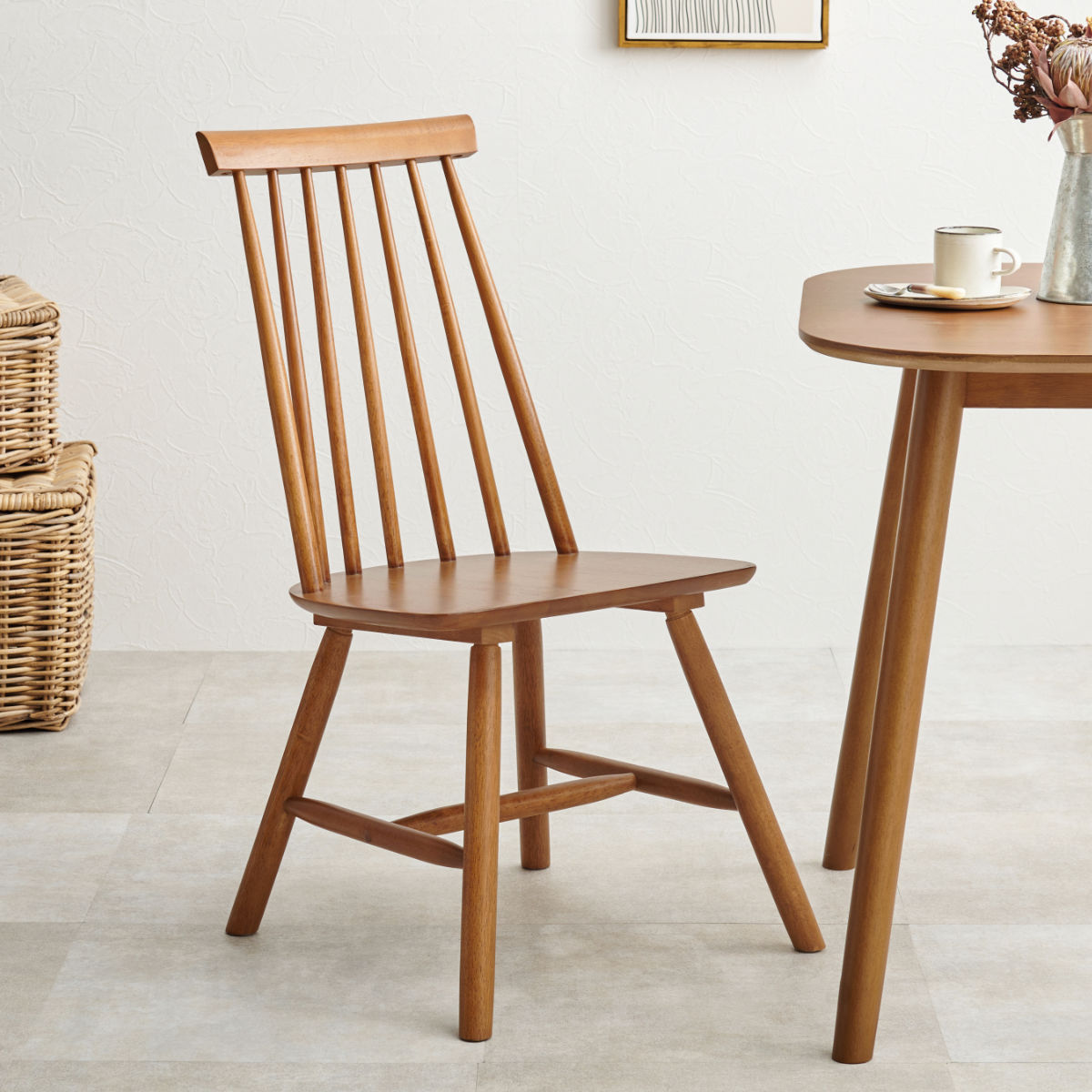 HAGiHARA（萩原） ダイニングチェア 同色2脚セット 座面高42cm