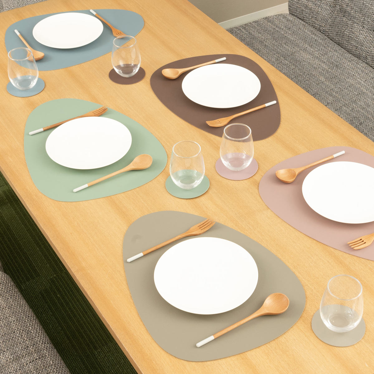 ランチョンマット ziczac トゥーゴー プレイスマット ストーン