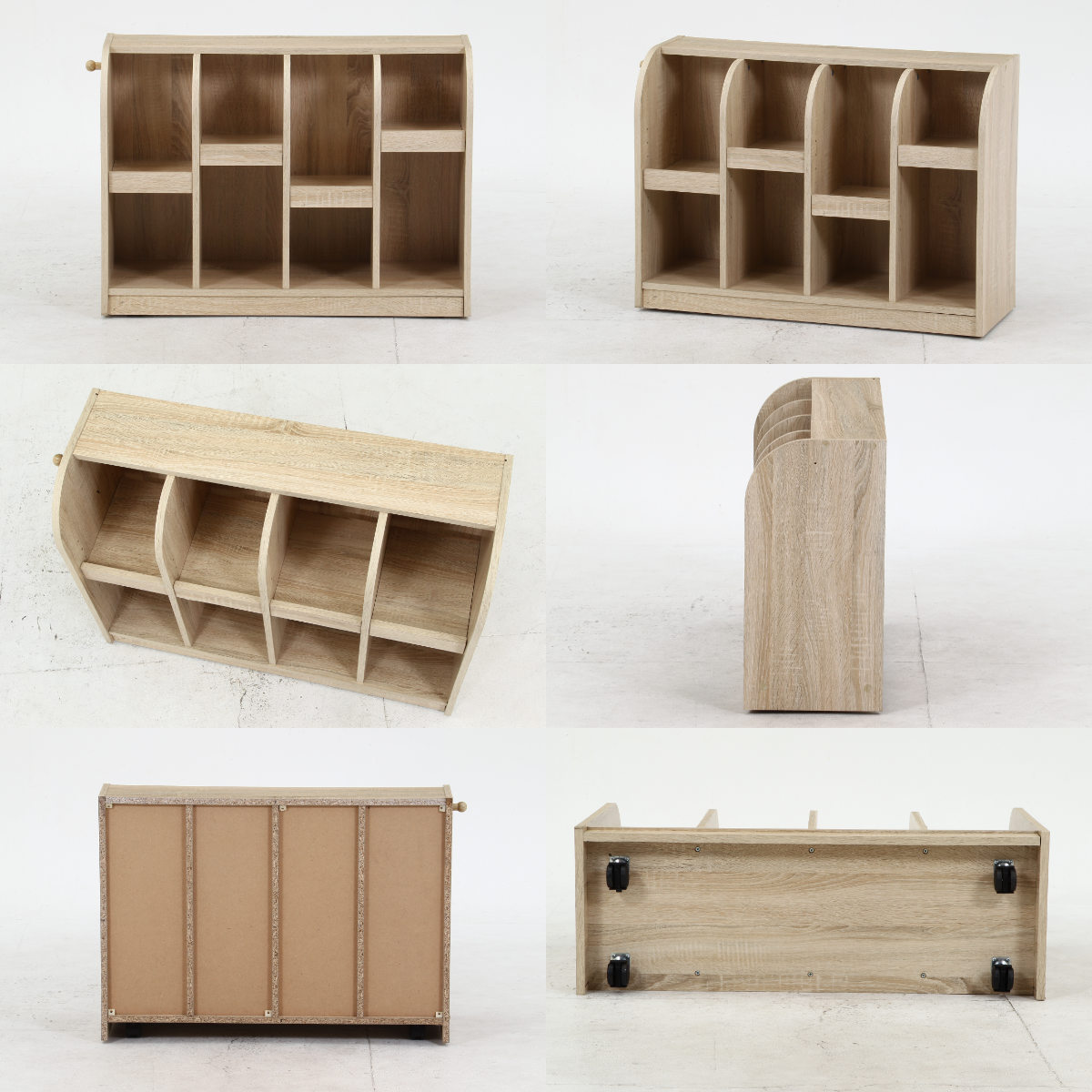 不二貿易（Fuji Boeki） 絵本棚 おもちゃ収納 2段収納 幅86.5cm キッズ