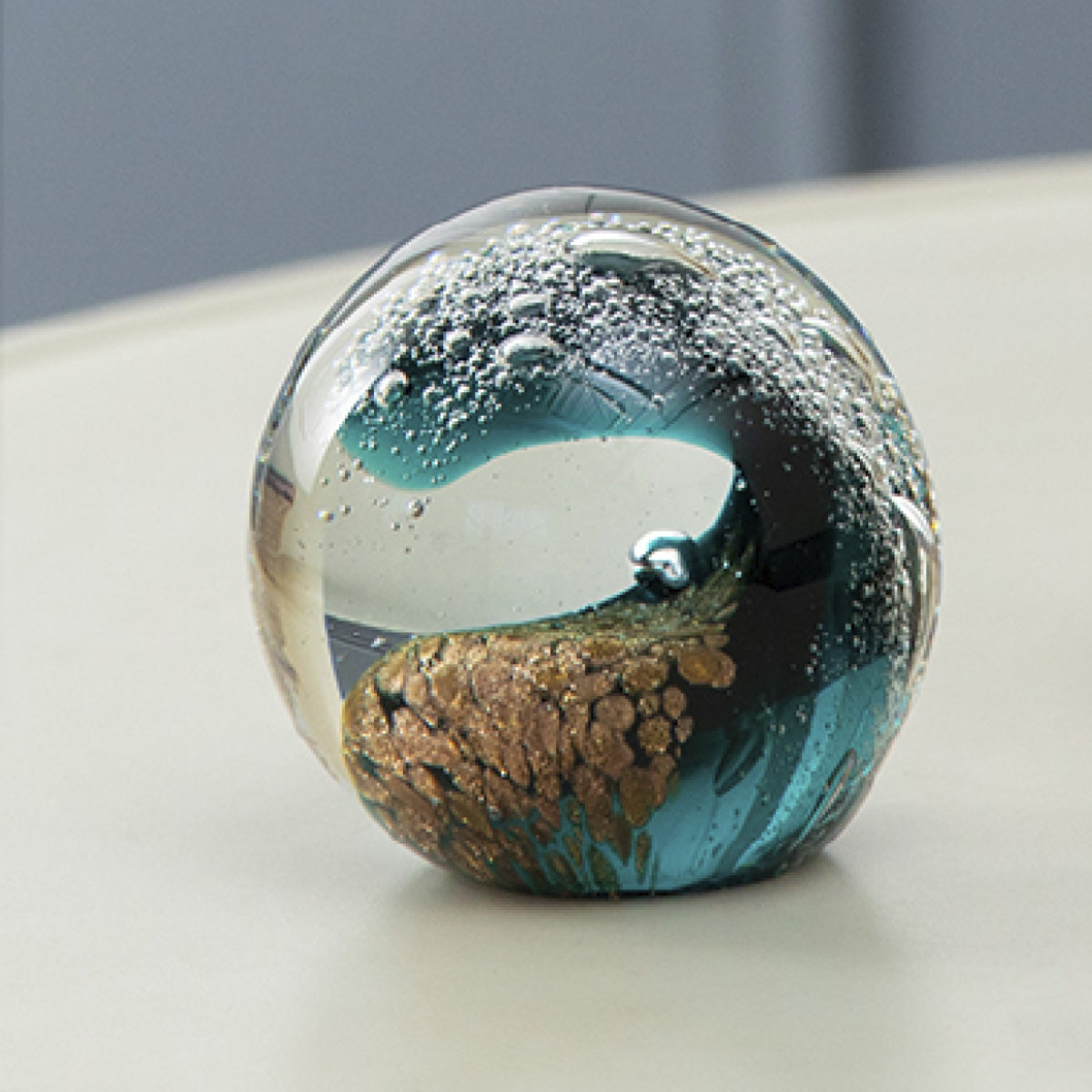 藤栄 ガラスインテリアオブジェ（Glass interior objects） ウェーブ