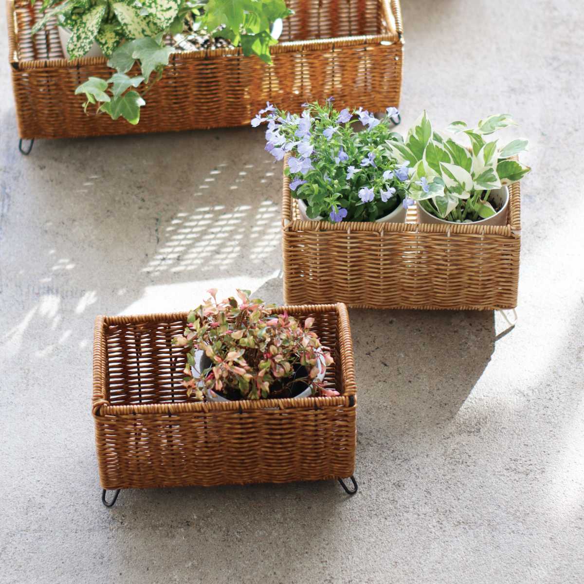 鉢カバー ユティル ロングポットカバー S （ プランターカバー ポット