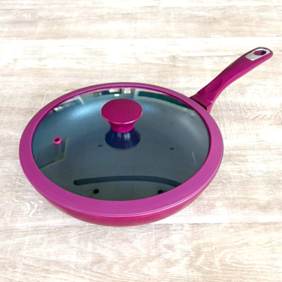 谷口金属工業 フライパン 26cm ガラス蓋付き ミキトル （ IH対応 ガス