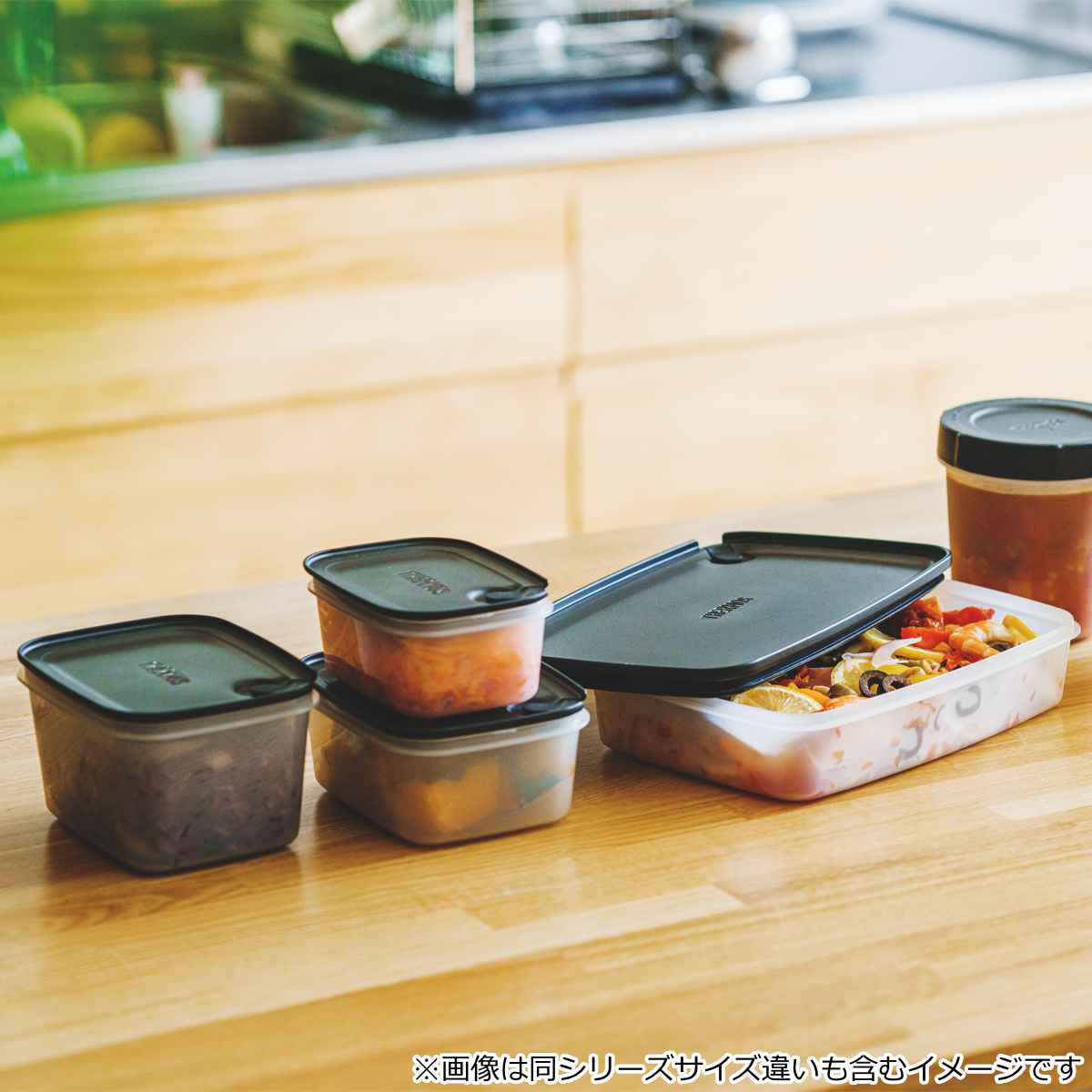 THERMOS（サーモス） 保存容器 380ml Myフードコンテナー 角型