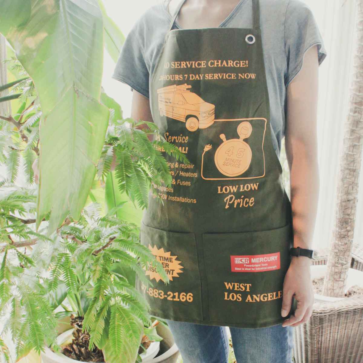 MERCURY（マーキュリー） エプロン キャンバス ビンテージエプロン