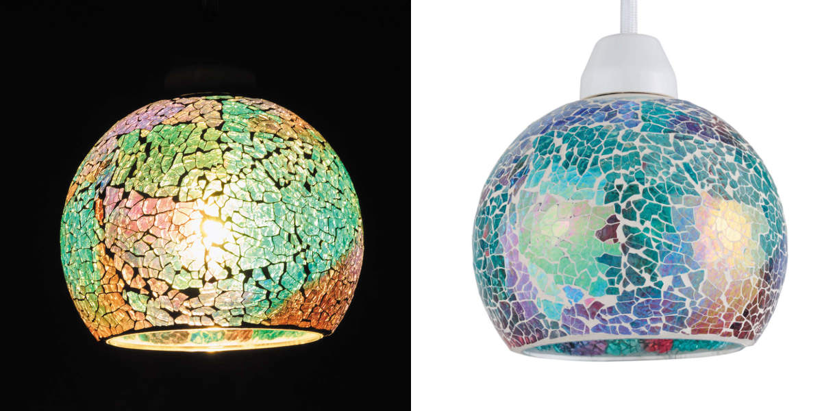 照明 ペンダントライト モザイクランプ オーロラ （ シーリングライト