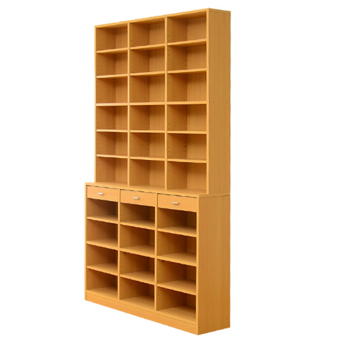 ホームテイスト（HOME taste） 本棚 幅117.8cm 引出し付 ブック