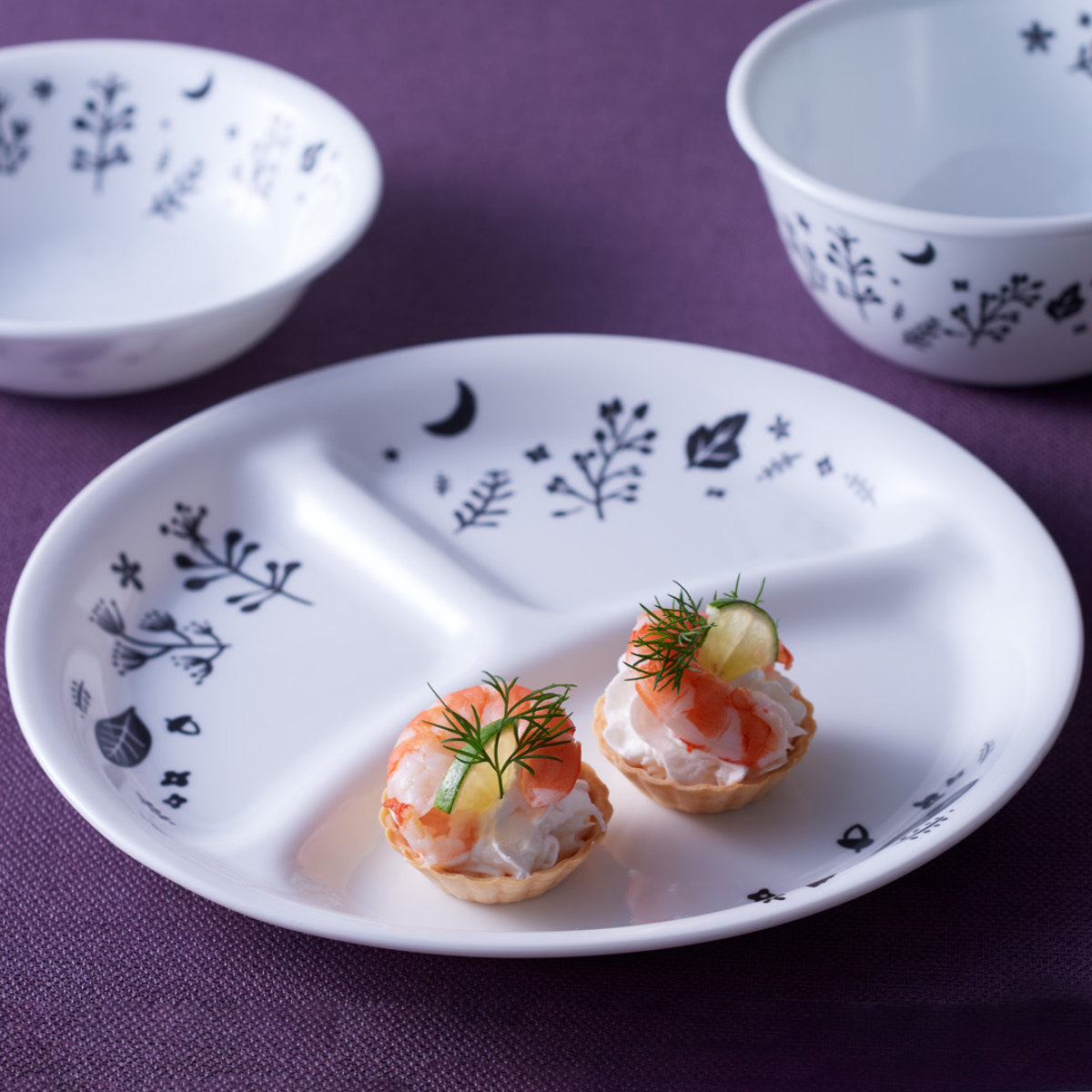 CORELLE（コレール） ランチプレート 26cm CORELLE 強化ガラス 同柄5枚