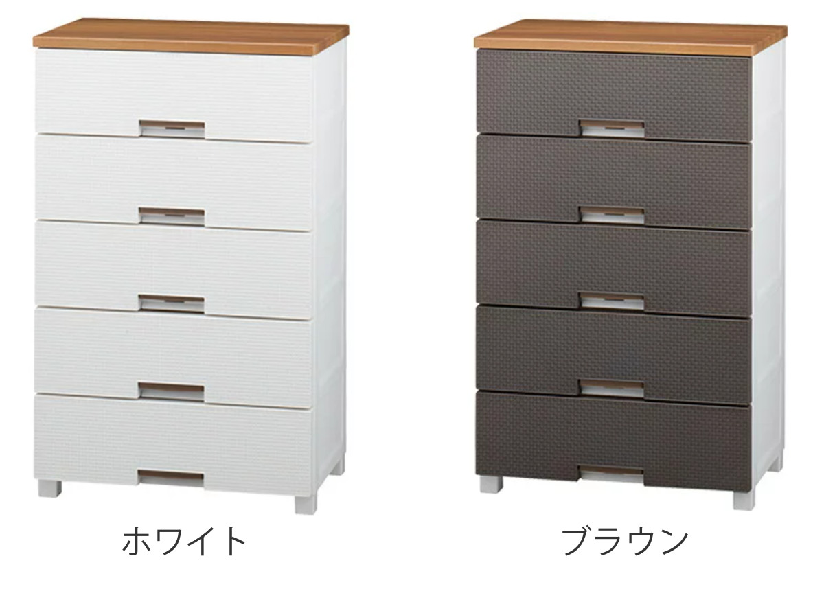 Fits チェスト フィッツプラス メッシュ 5段 幅65×奥行41×高さ105cm