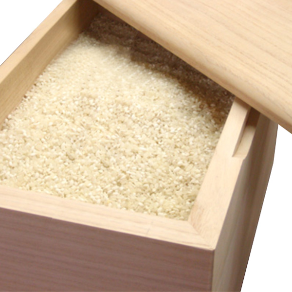 米びつ 桐製 30kg 無地 （ 米櫃 ライスボックス ライスストッカー 30kg