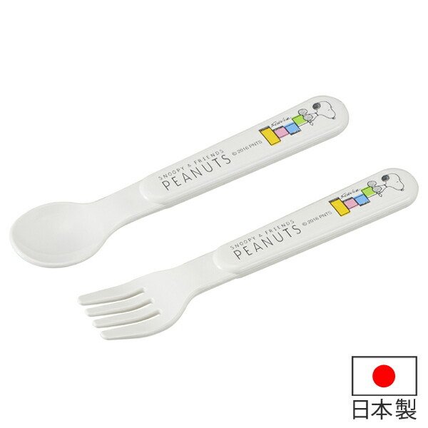 SNOOPY（スヌーピー） スプーン フォーク セット 子供用 プラスチック