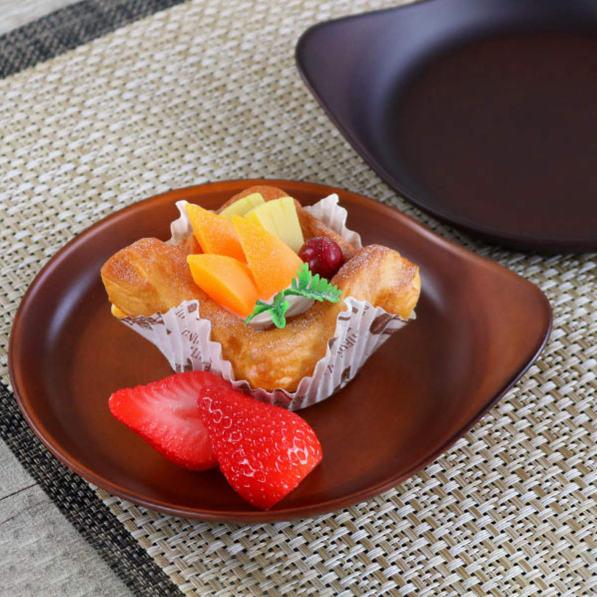 宮本産業 プレート 16cm SEE 取っ手付き プラスチック （ 食洗機対応