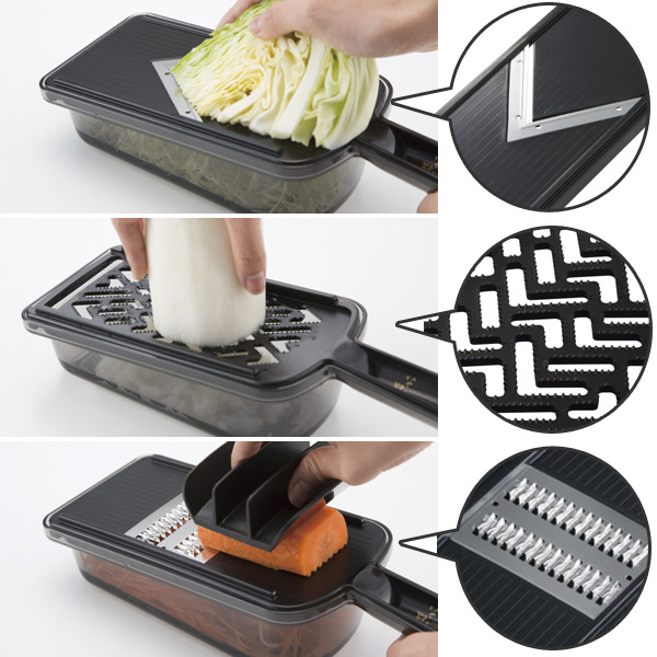 関孫六 スライサー3点セット レギュラー 食洗機対応 貝印 日本製 調理