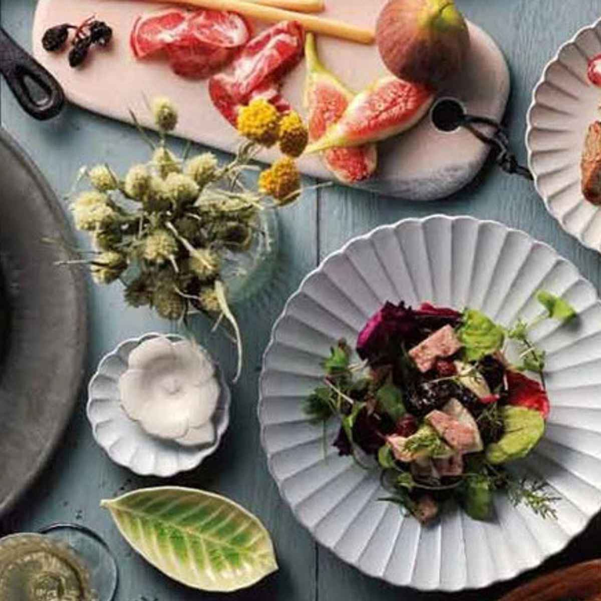 aito製作所 プレート 8cm 輪花皿 花皿 花シリーズ 洋食器 陶器 日本製