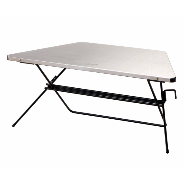 弘益 アウトドア テーブル ステンレストップ 1台 アーチテーブル