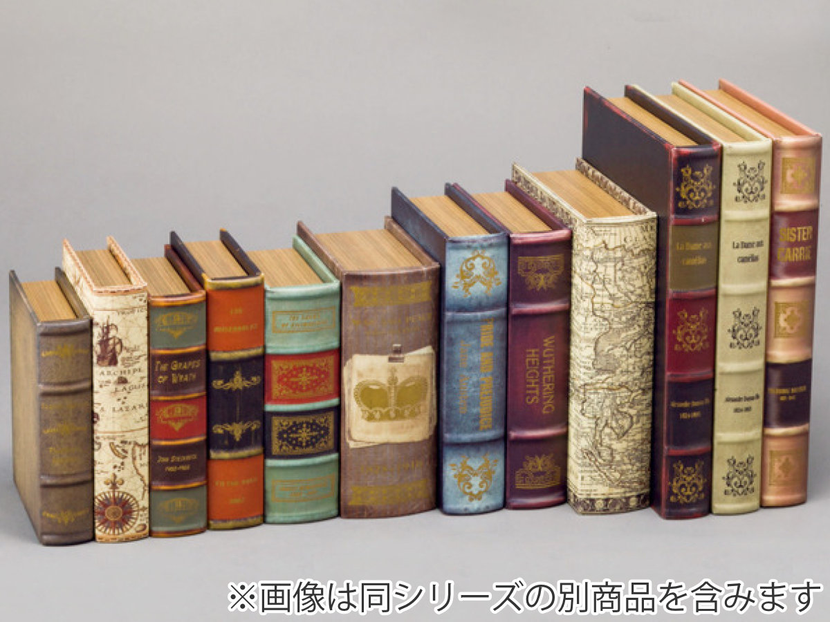 小物入れ 本型 アンティーク ブックボックス C （ ブック型 ボックス