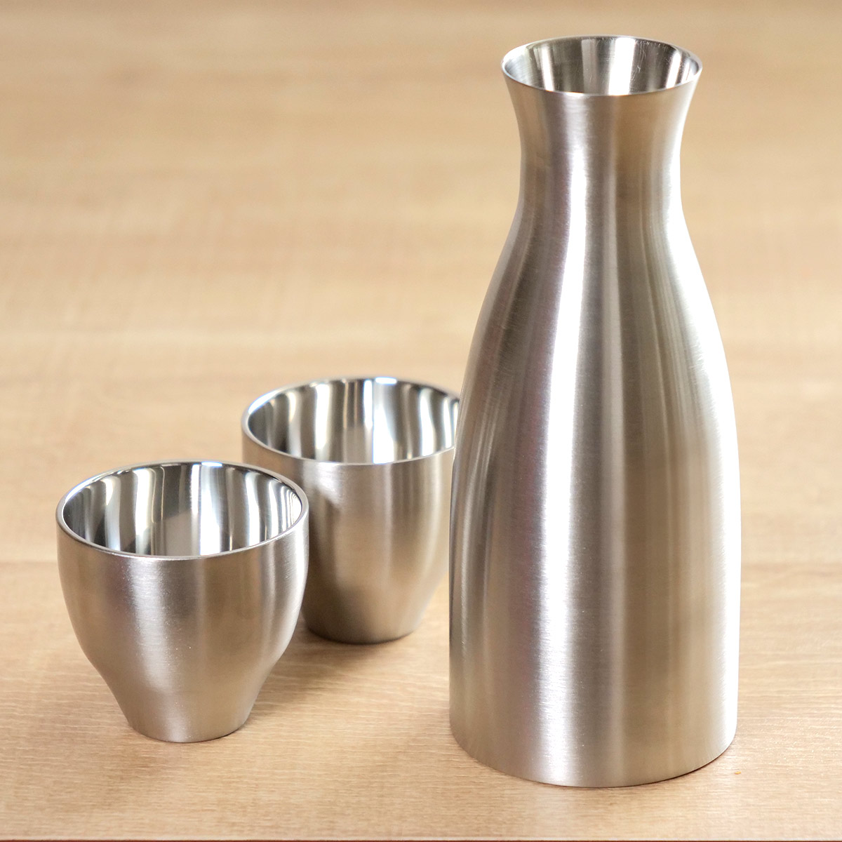 酒器セット 徳利 お猪口 おうち居酒屋 ステンレス （ 酒器 とっくり
