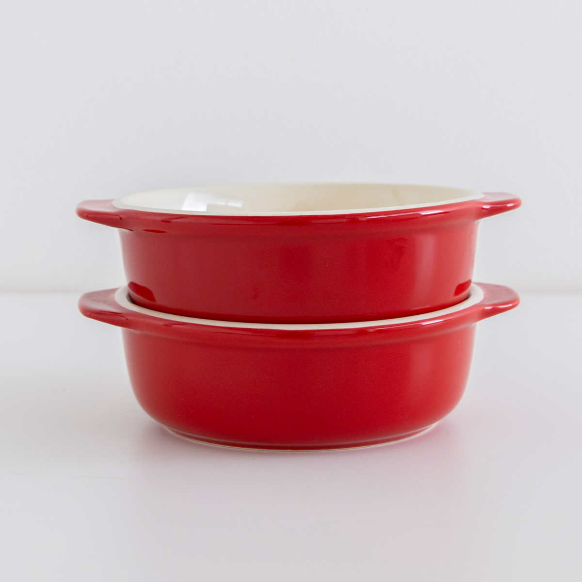 パール金属 グラタン皿 15cm 丸型 深型 陶磁器 （ 電子レンジ対応