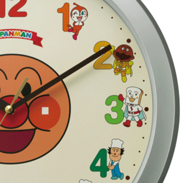 掛け時計 アンパンマン （ 壁掛け時計 アナログ 時計 インテリア 雑貨