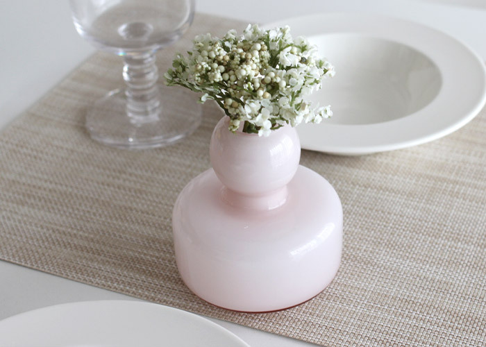 marimekko（マリメッコ） 花瓶 一輪挿し フラワーベース パウダー