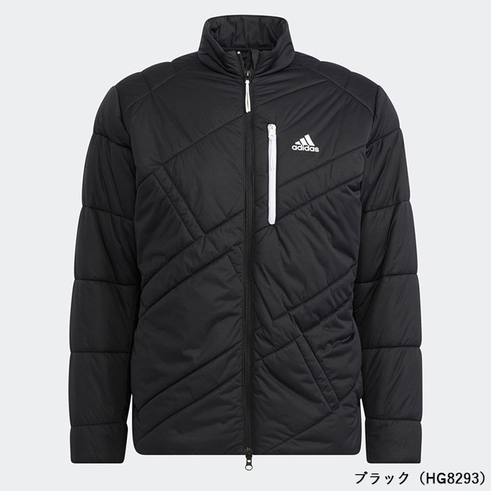 アディダス ゴルフ ビッグアディダスロゴ 保温 中わた 長袖 フルジップ