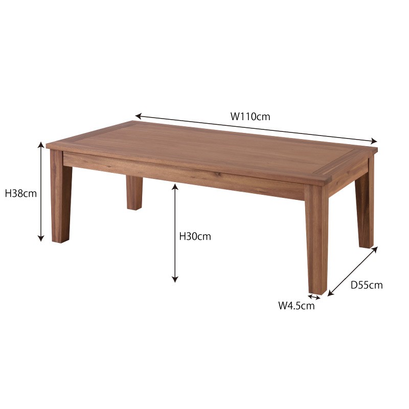 東谷 ローテーブル 木製 幅110 高さ38 おしゃれ カフェテーブル