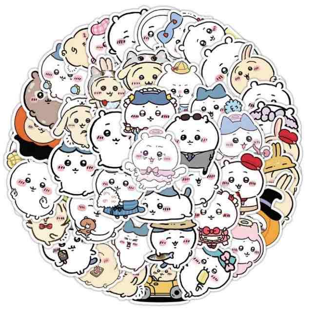 ちいかわ ステッカー 120枚セット 防水シール Q版 アニメ キャラクター