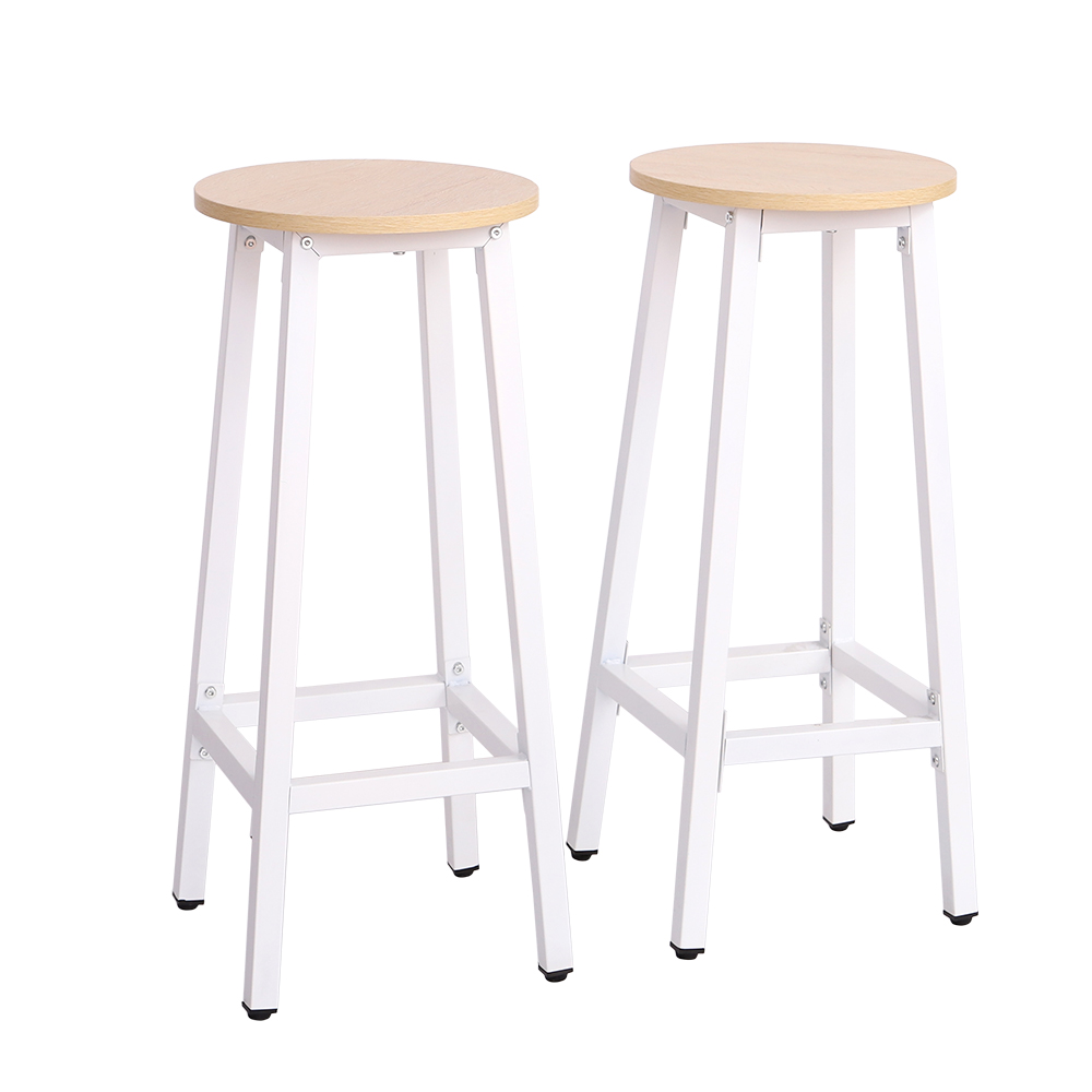 カウンターチェア ハイスツール 2脚セット 座面高70cm ヴィンテージ風