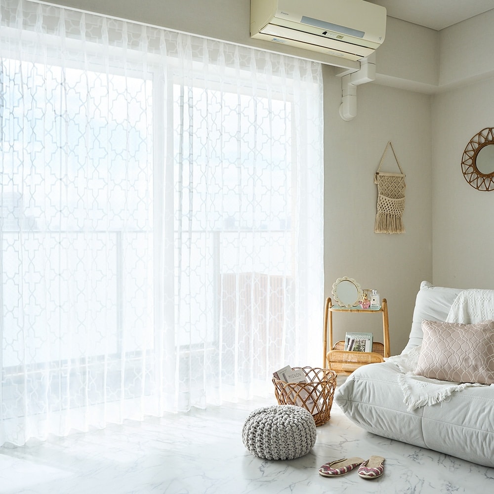 レースカーテン レース カラーレース オパールレース オパール