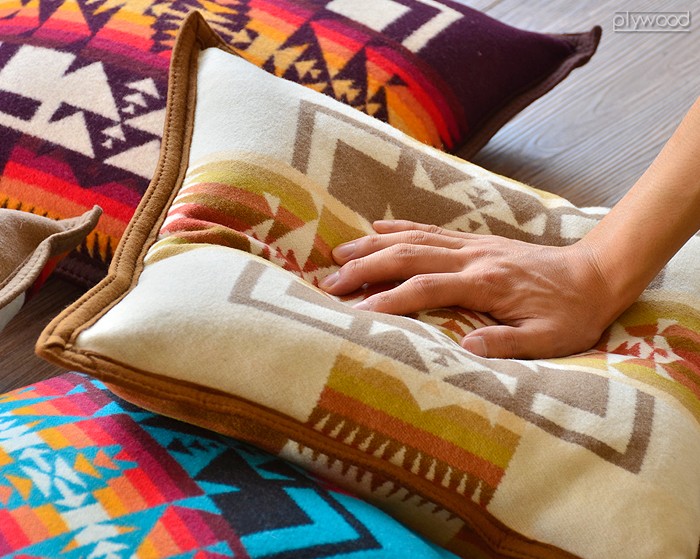 PENDLETON（ペンドルトン） クッション かわいい 41×41cm チーフ