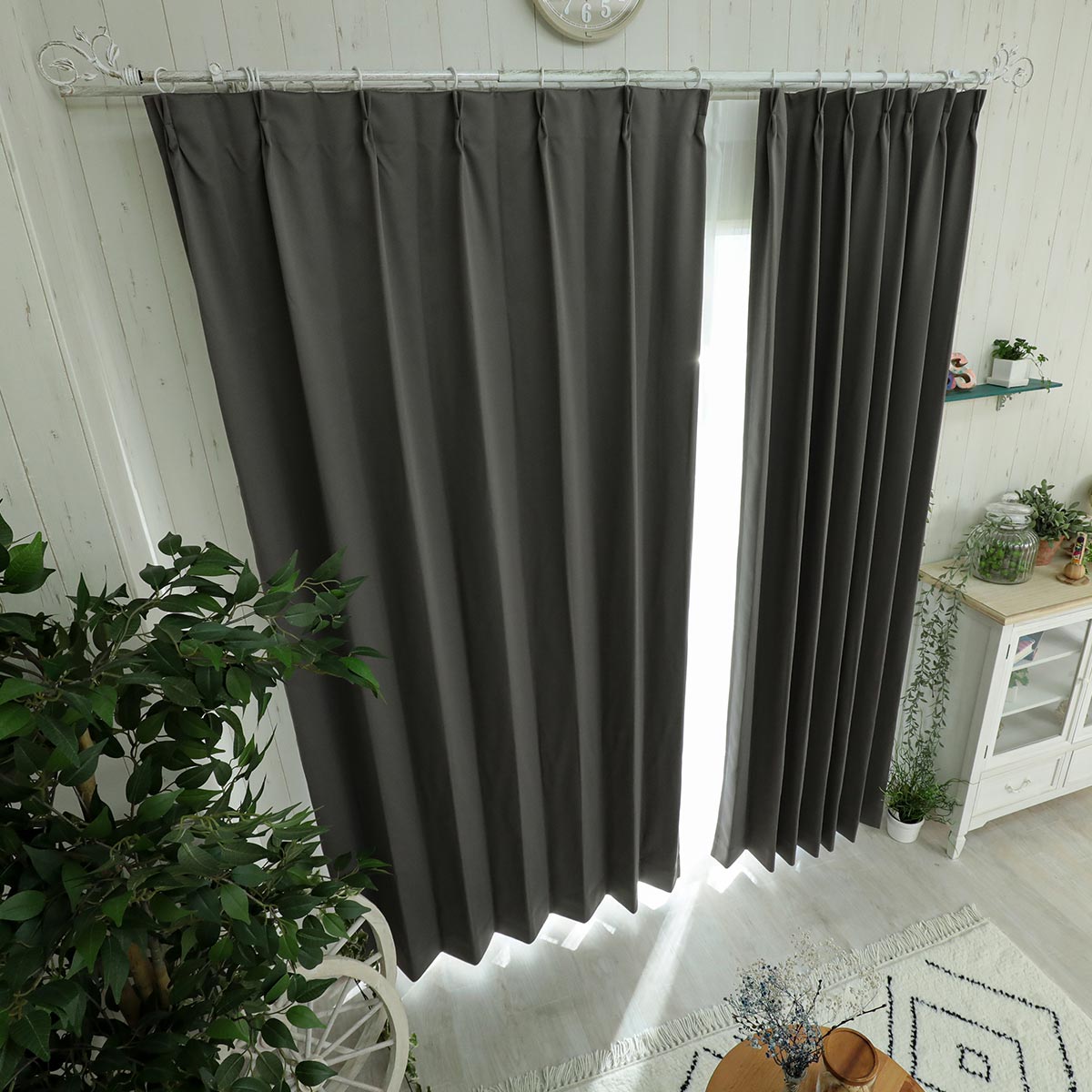 グラムスタイル カーテン 遮光 1枚 オーダー 遮光1級 防炎 遮熱 断熱