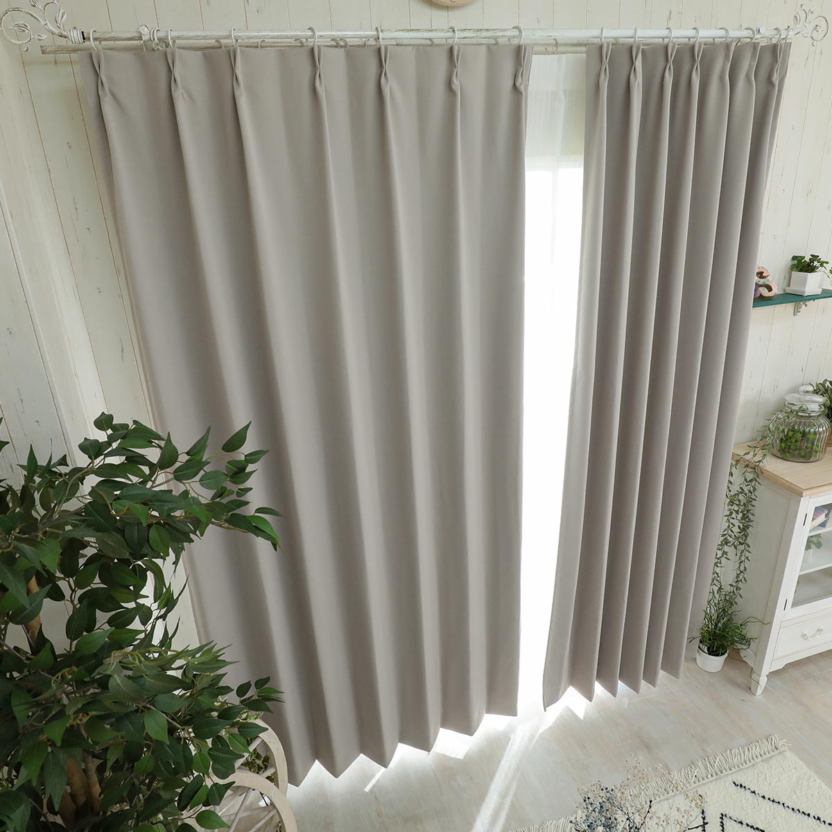 グラムスタイル カーテン 遮光 1枚 オーダー 遮光1級 防炎 遮熱 断熱