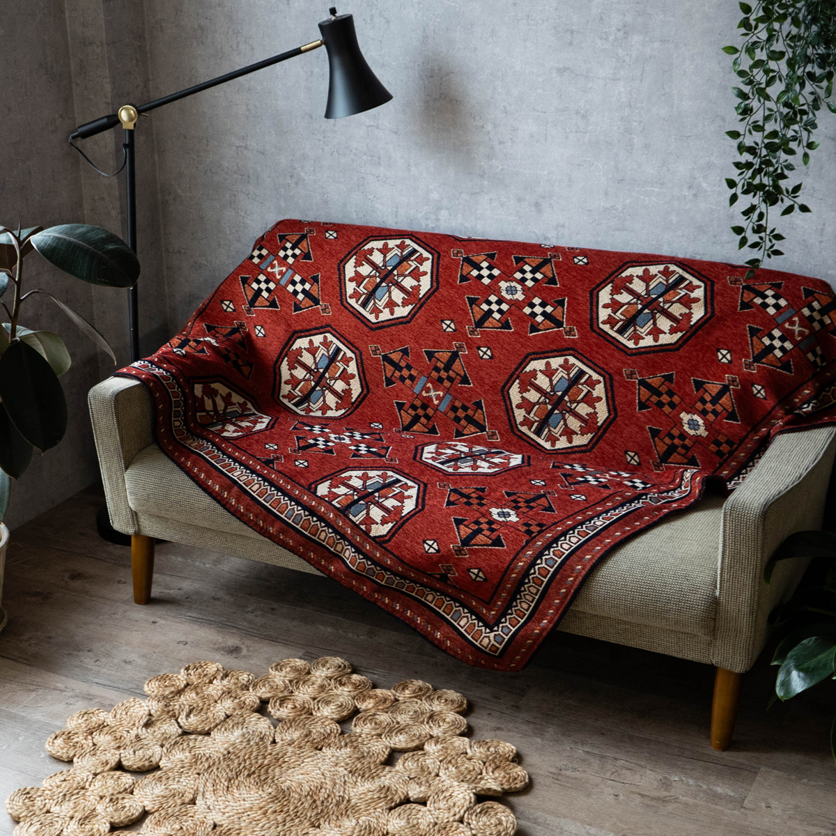 サヤンサヤン マルチカバー ソファーカバー 長方形 140×200 おしゃれ