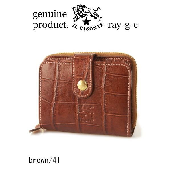 IL BISONTE（イルビゾンテ） 財布 IL BISONTE 2つ折りラウンドジップ
