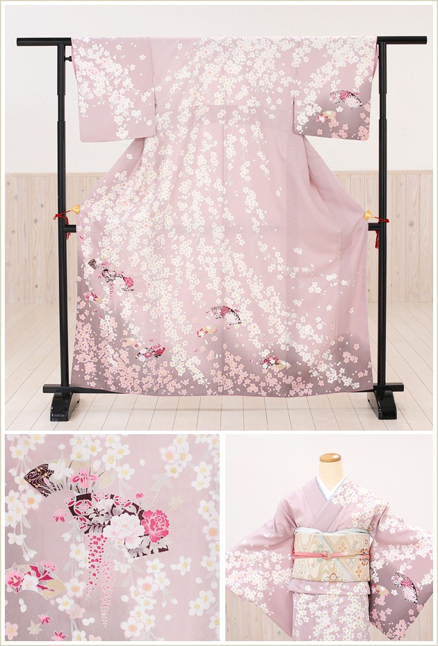 訪問着レンタル 結婚式 卒業式 入学式 七五三 hw1173 着物レンタル